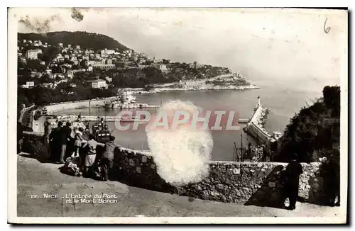 Cartes postales Nice L'Entree du Port et le Mont Boron