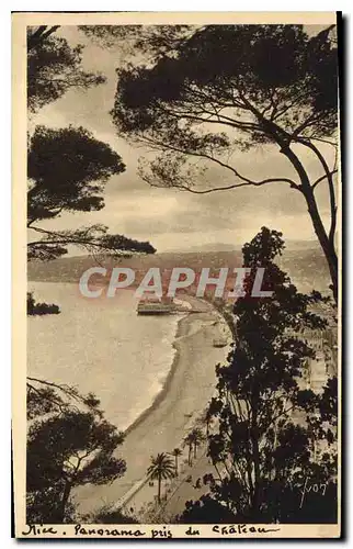 Cartes postales La Douce France Cote d'Azur Nice Alpes Maritimes Panorama pris du Chateau