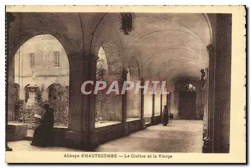 Cartes postales Abbaye d'Hautecombe le Cloitre et la Vierge