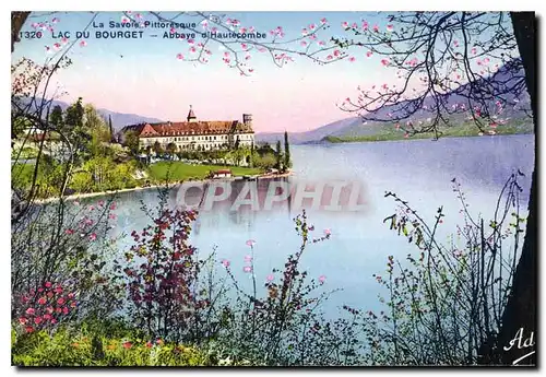 Cartes postales La Savoie Pittoresque Lac du bourget Abbaye d'Hautecombe