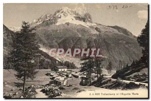 Cartes postales Trelechamp et l'Aiguille Verte