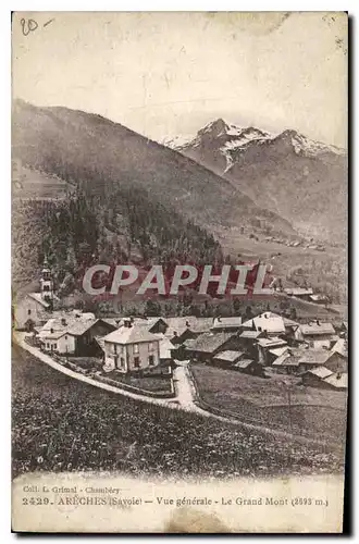 Cartes postales Areches Savoie vue generale le Grand Mont
