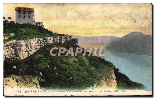Cartes postales Aix les Bains la Chambotte et le Lac du Bourget