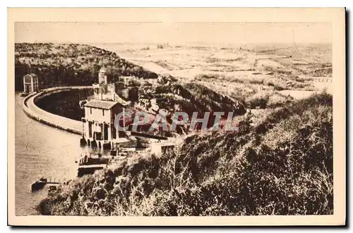 Ansichtskarte AK Barrage d'Eguzon vue sur la Vallee de la Creuse et le Pont des Piles
