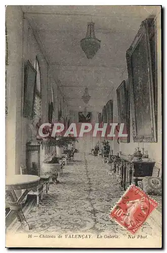 Cartes postales Chateau de Valencay la Galerie