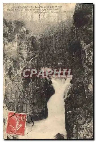 Cartes postales Haute Saone les Vosges Saonoises Servance Cascade du Creux Marcot