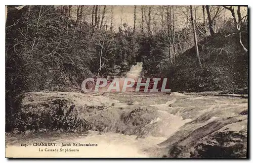 Ansichtskarte AK Chambery Jacob Bellecombette la Cascade Superieure