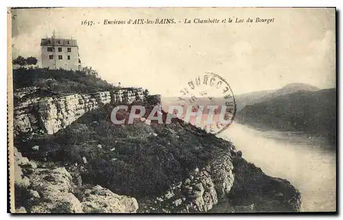 Cartes postales Environs d'Aix les Bains la Chambotte et le Lac du Bourget