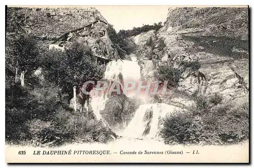 Ansichtskarte AK Le Dauphine Pittoresque Cascade de Sarenees Oisans