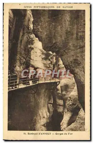 Ansichtskarte AK Environs d'Annecy Gorges du Fier