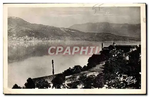 Cartes postales La Savoie Pittoresque Abbaye d'Hautecombe et le Lac du Bourget
