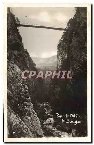 Cartes postales Pont de l'Abime les Bauges