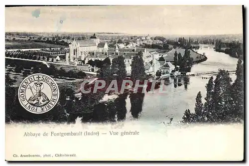 Cartes postales Abbaye de Fontgombault Indre vue generale