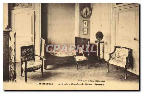 Cartes postales Chateauroux le Musee Chambre du generale Bertrand