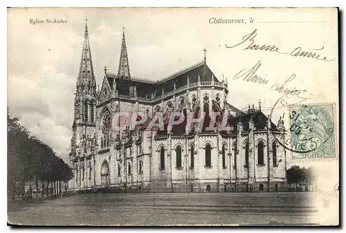 Ansichtskarte AK Chateauroux Eglise St Andre