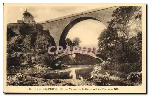 Ansichtskarte AK Pierre Perthuis Vallee de la Cure les Ponts