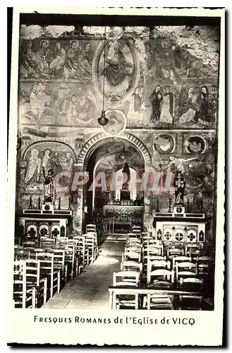 Ansichtskarte AK La Vallee Noire Nohant Vicq Indre Fresques Romaines de l'Eglise de Vicq