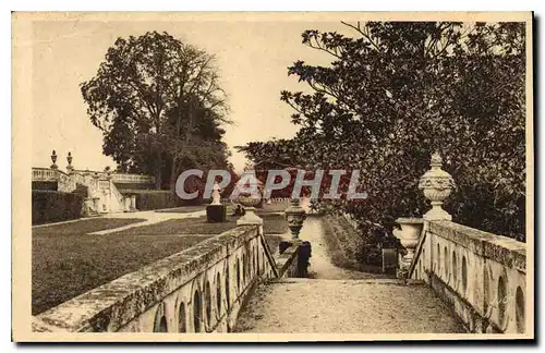 Ansichtskarte AK Chateau de Valencay Indre Jardin de Madame la Duchesse