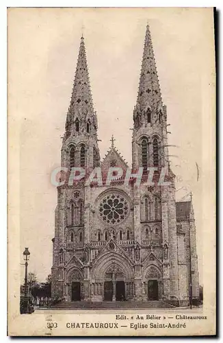 Ansichtskarte AK Chateauroux Eglise Saint Andre