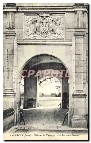 Ansichtskarte AK Valencay Indre Chateau de Valencay la Porte du Donjon