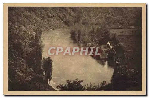 Cartes postales Le Pin Indre le Moulin de la Prune vu des rochers de la Borgere