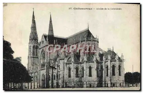 Cartes postales Chateauroux Abside de la Cathedrale