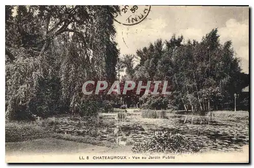 Cartes postales Chateauroux vus au jardin Public
