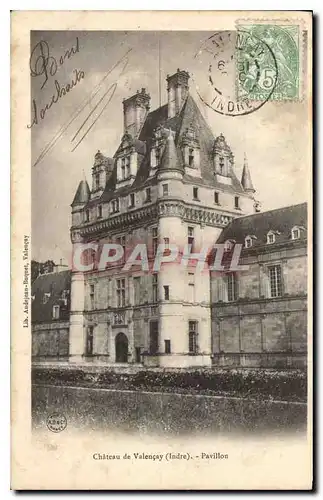 Cartes postales Chateau de Valencay Indre Pavillon