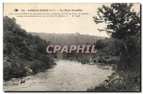Cartes postales Gargilesse le Noir Gouffre