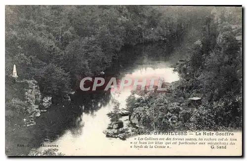 Cartes postales Gargilesse le Noir Gouffre