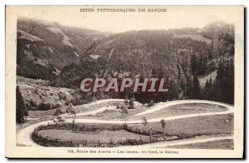 Ansichtskarte AK Sites Pittoresque de Savoie route des Aravis les lacets au fond la Gietlaz