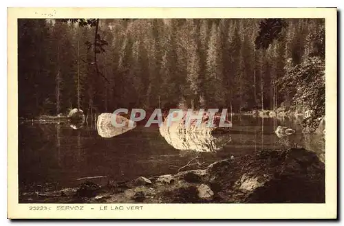 Cartes postales Servoz le Lac Vert