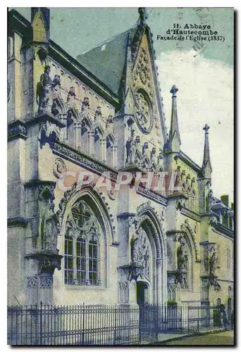 Ansichtskarte AK Abbaye d'Hautecombe Facade de l'eglise 1837