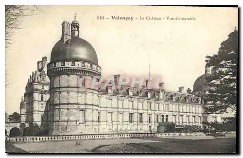 Cartes postales Valencay le Chateau vue d'ensemble