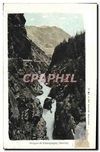 Cartes postales Gorges de Champagny Savoie