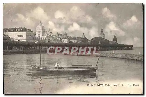 Cartes postales Evian les Bains le Port Bateau