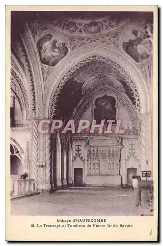 Ansichtskarte AK Abbaye d'Hautecombe le Transept et Tombeau de Pierre 1er de Savoie