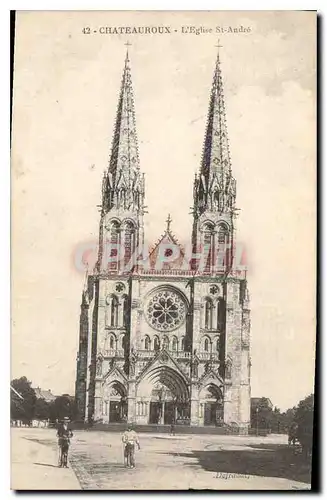 Ansichtskarte AK Chateauroux l'Eglise St Andre