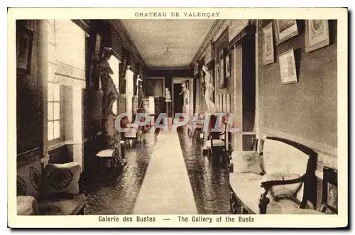 Cartes postales Chateau de Valencay Galerie des Bustes