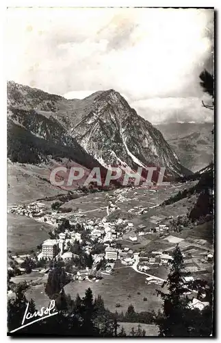 Cartes postales Pralognan la Vanoise Savoie vue generale et Pointe de Villeneuve