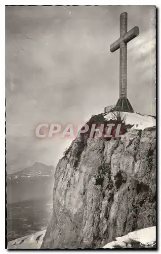 Cartes postales Environs de Chambery les Deserts Savoie la Croix du Nivolet erigee en 1910 construite en beton d