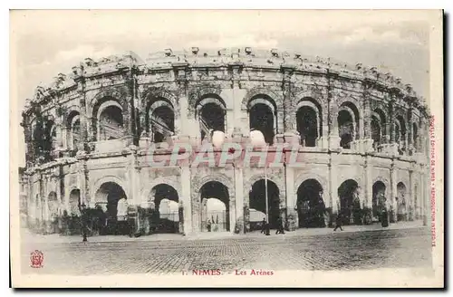 Cartes postales Nimes les Arenes