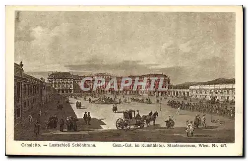 Cartes postales Ganaletto Lustschloss Schonbrunn Gem Gai Im Kunsthistor Staatsmuseum Wien