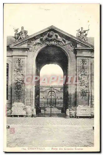 Cartes postales Chantilly Porte des Grandes Ecuries