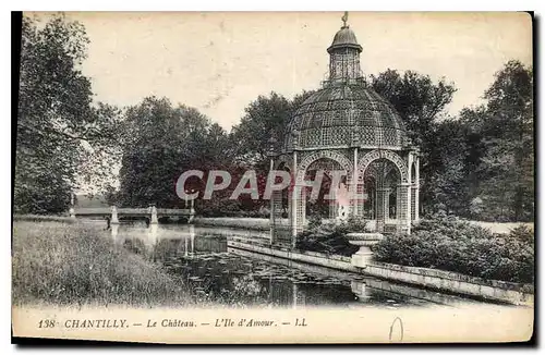 Cartes postales Chantilly le Chateau l'Ile d'Amour