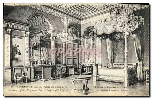 Ansichtskarte AK Collection speciale du Palais de Compiegne Chambre a Coucher des Imperatrices