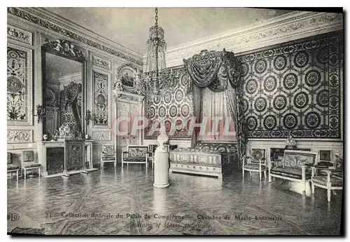 Ansichtskarte AK Collection speciale du Palais de Compiegne Chambre de Marie Antoinette