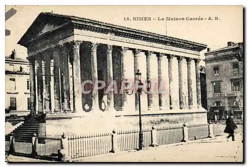 Cartes postales Nimes la Maison carree