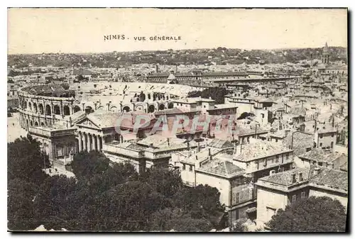 Cartes postales Nimes Vue generale