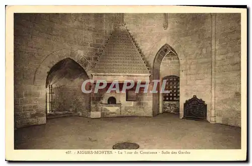 Cartes postales Aigues Mortes la Tour de Constance Salle des Gardes